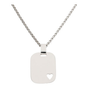 JuwelmaLux Anhänger Sterling Silber 925 Gravurplatte...