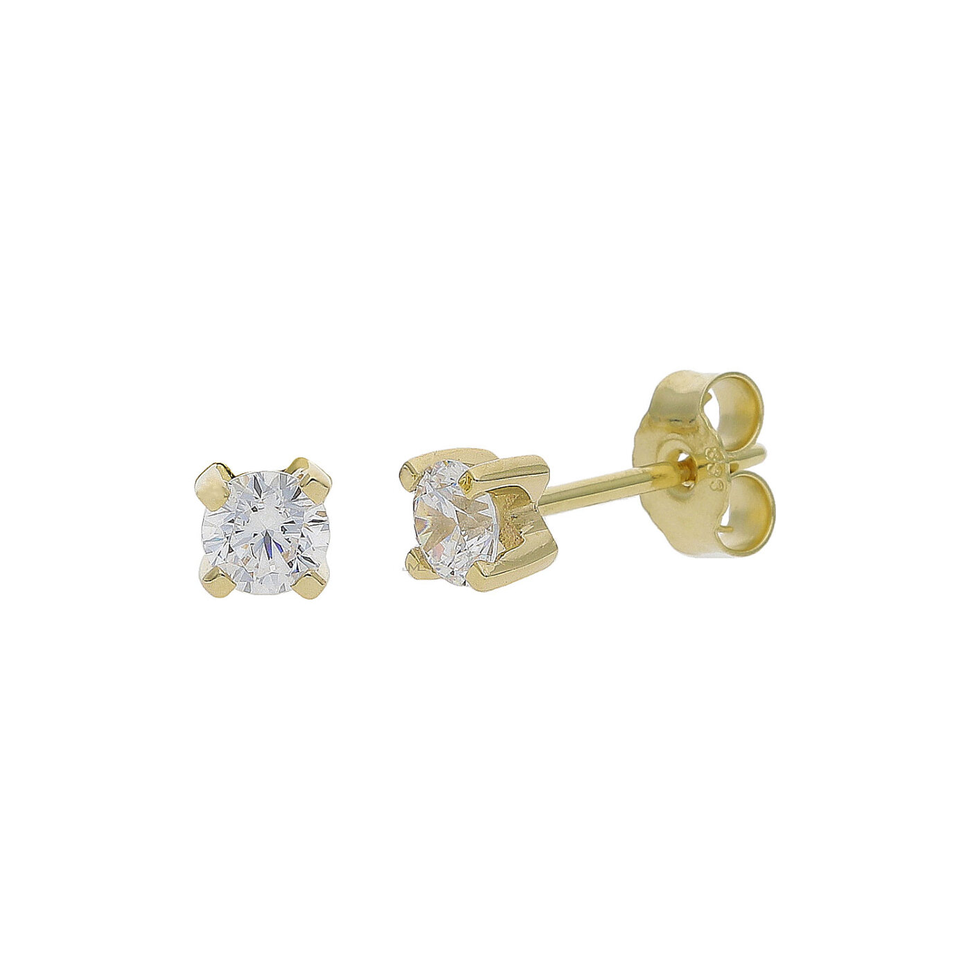 Firetti Paar Ohrstecker Schmuck Geschenk Gold 333 Ohrschmuck "Solitär