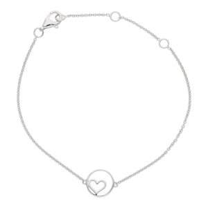 JuwelmaLux Armband Herz 925 Silber JL10-03-2744