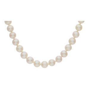 JuwelmaLux Perlenkette 750/000 (18 Karat) Weißgold...