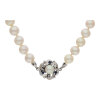 JuwelmaLux Perlenkette 750/000 (18 Karat) Weißgold Saphir & Diamant JL30-05-2234