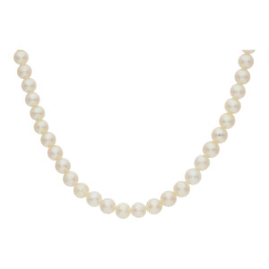 JuwelmaLux Perlenkette 375 Gold Akoya Zuchtperle...