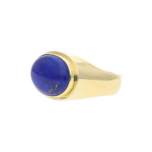 Ring 750/000 (18 Karat) Gold mit Lapislazuli und...