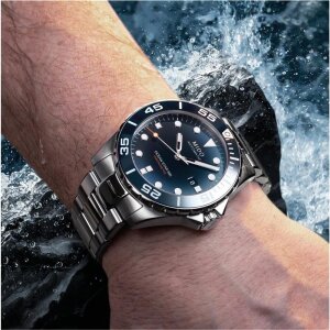 Mido Herren Uhr M0266081104101 Ocean Star Diver Blau 600 Chronometer