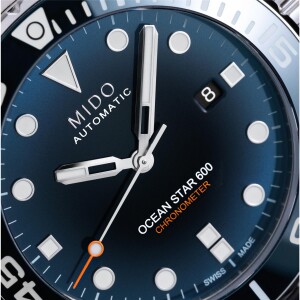 Mido Herren Uhr M0266081104101 Ocean Star Diver Blau 600 Chronometer