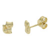 JuwelmaLux Ohrstecker Katzen 925 Silber Gold plattiert JL20-06-0863
