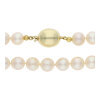JuwelmaLux Perlenkette 585/000 (14 Karat) Gold mit Akoya Zuchtperle JL30-05-2510