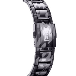 Festina Herrenarmbanduhr F20545/1 Connected Chrono Bike Hybrid Set, Edelstahl, Tarnmuster