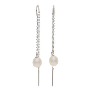 JuwelmaLux Perlen Ohrringe Silber mit Süßwasser Zuchtperle JL43-06-0027