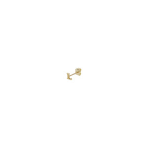 JuwelmaLux Einzel-Ohrstecker 585/000 (14 Karat) Gold Buchstabe "L" JL16-06-0460