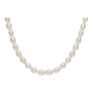 JuwelmaLux Perlenkette 925/000 Sterling Silber mit...