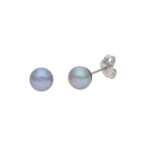 JuwelmaLux Perlen Ohrringe Silber mit...