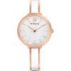 Swarovski Damen Uhr 5580541 Crystalline Delight, Metallarmband, weiß, rosé vergoldetes PVD-Finish