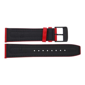 Festina Uhrenarmband F20351/6LB Leder rot, schwarz 23 mm