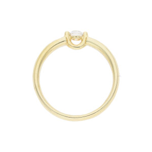 JuwelmaLux Ring 925/000 Sterling Silber Gold plattiert...