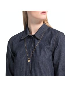 JOOP! Damen Halskette in 925/000 Sterling Silber 2030949, vergoldet, Zirkonia