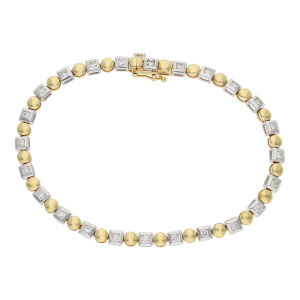 JuwelmaLux Armband 585/000 (14 Karat) Weißgold und...