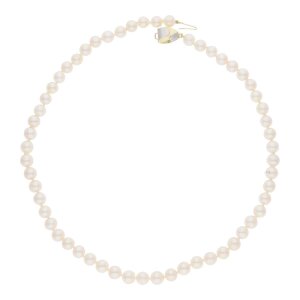 JuwelmaLux Perlenkette 585/000 (14 Karat) Weißgold,...