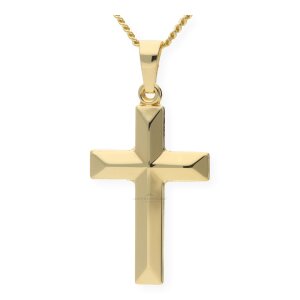 JuwelmaLux Anhänger 585/000 (14 Karat) Gold Kreuz...
