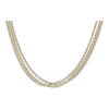 JuwelmaLux Halskette drei Reihig 925/000 Sterling Silber JL30-05-2695