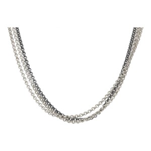 JuwelmaLux Halskette 3-Reihig 925/000 Sterling Silber JL30-05-2693