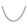 JuwelmaLux Venezia Halskette zwei Reihig 925/000 Sterling Silber JL30-05-2728