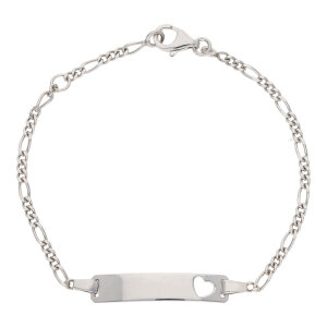 JuwelmaLux Armband zur Taufe Silber Herz JL10-03-2106