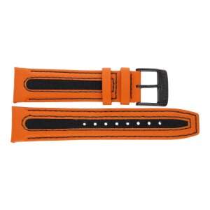 Festina Uhrenband F20351/5LB Leder orange und schwarz