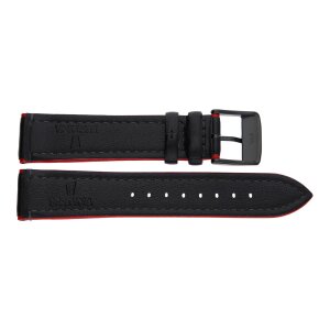 Festina Uhrenband F20359/4LB Leder schwarz und rot