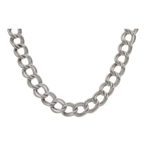 JuwelmaLux Halskette 925/000 Sterling Silber rhodiniert...
