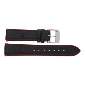 Festina Uhrenband F20458/3LB Leder schwarz und rot