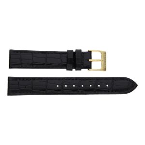 Festina Uhrenband F16479/1LB Leder schwarz mit Croco Muster