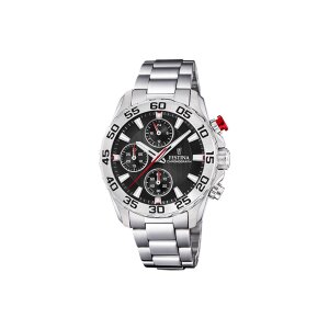 Festina Kinder Uhr F20457/3 Chronograph Edelstahl