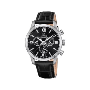 Jaguar Herren Uhr J884/4 Chronograph Leder schwarz