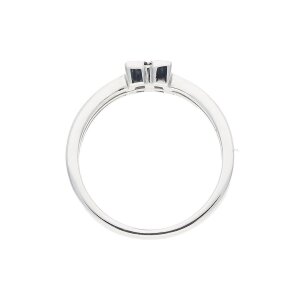JuwelmaLux Ring 925/000 Sterling Silber mit synth. Zirkonia JL24-07-0077