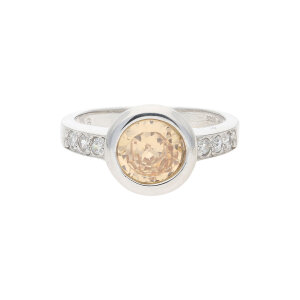 JuwelmaLux Ring 925/000 Sterling Silber mit synth Zirkonia JL30-07-2860