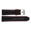 Festina Uhrenband F16489/5LB Leder schwarz mit roter Naht