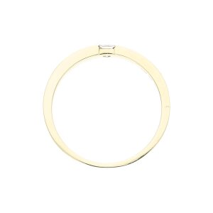 JuwelmaLux Ring 585/000 (14 Karat) Gold mit Diamant im Princess-Schliff JL30-07-2906