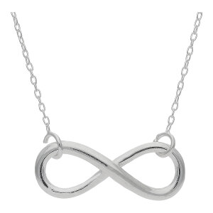 JuwelmaLux Infinity Halskette 925/000 Sterling Silber...