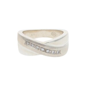 Fossil Damen Ring 925/000 Sterling Silber mit synth...