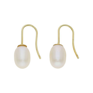JuwelmaLux Perlen Ohrhänger 585 Gold Süßwasser Zuchtperle JL30-06-2926