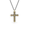 Police Kreuz Halskette PEJGN2112531 Edelstahl vergoldet mit Schmucksteine