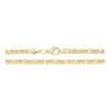 JuwelmaLux Königskette für Herren 925 Silber gold plattiert 10 Mikron (10/1000 mm) JL39-05-0627