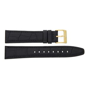 Festina Uhrenband F20016-1LB Leder schwarz mit Croco Muster
