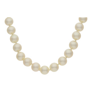 JuwelmaLux Perlenkette 585/000 Gold und Weißgold...