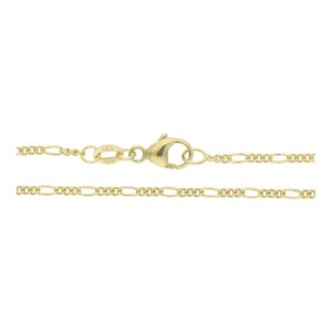 JuwelmaLux Halskette 333 Gold Figaro JL18-05-0381