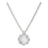Fossil Damen Halskette JFS00122040 Sterling Silber 925/000 mit Schmuckstein