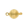 JuwelmaLux Magnetschließe Edelstahl vergoldet für Perlketten- & Armbänder JL28-09-0102