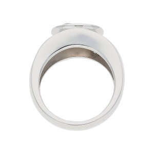 JuwelmaLux Ring 925/000 Sterling Silber mit Rauchtopas JL24-07-0079