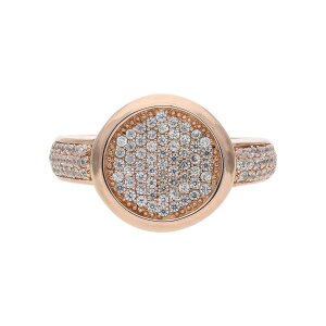JuwelmaLux Ring 925/000 Sterling Silber rosé...